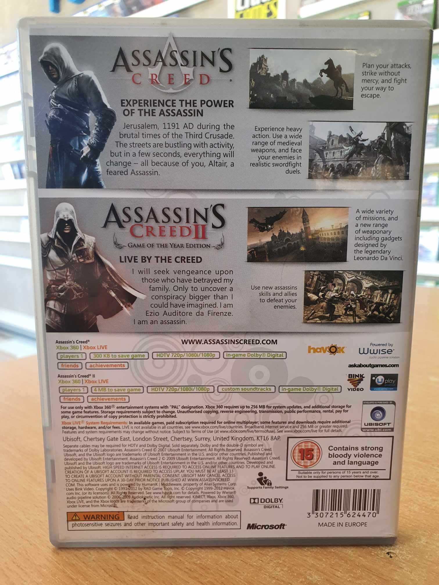 Assassin Creed double pack XBOX 360 Skup/Sprzedaż/Wymiana Lara Games
