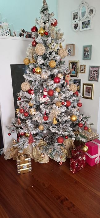 Árvore Natal 180cm tudo incluído