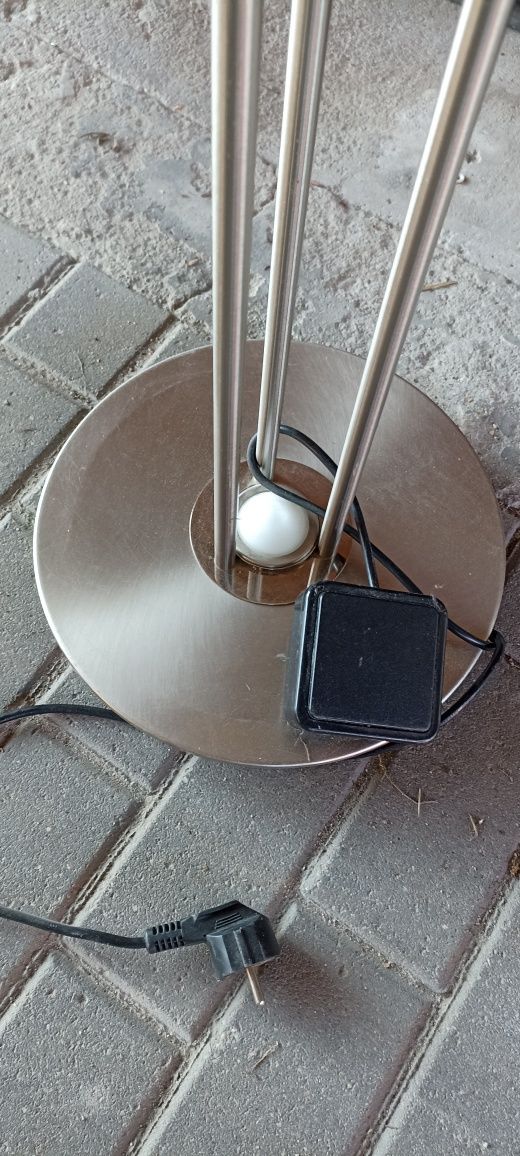 Lampa stojąca LED chrom 180 cm