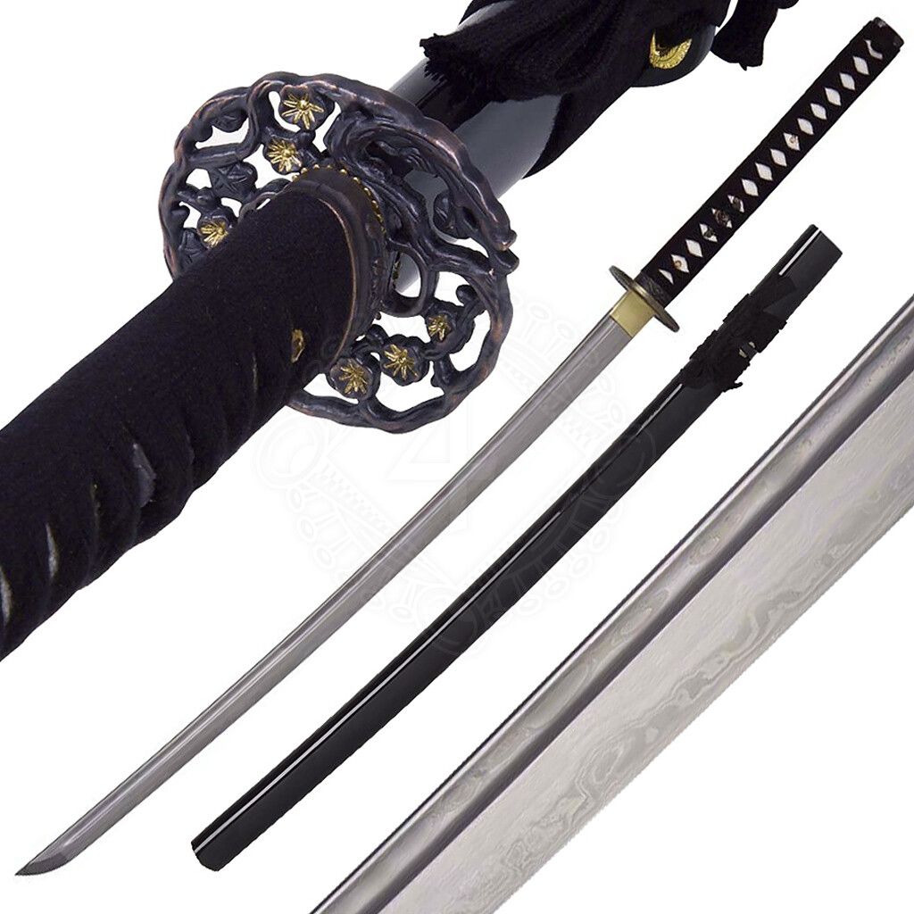ZŁOTY KWIAT KATANA Reko Larp Cosplay Rycerstwo Wiking