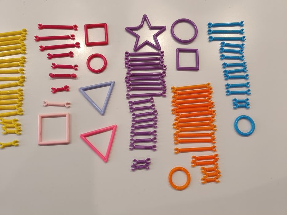 Klocki konstrukcyjne kreatywne patyczki do łączenia