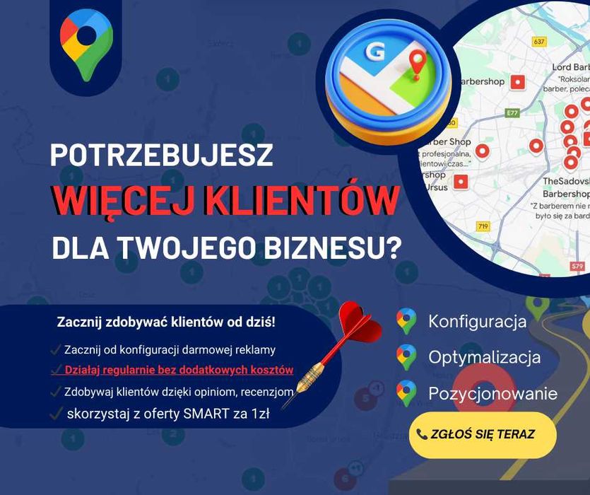 Strona www, logo, grafika, reklama Google - więcej klientów