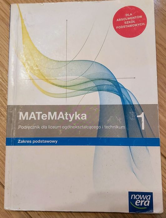 Matematyka 1, zakres podstawowy,  Nowa Era