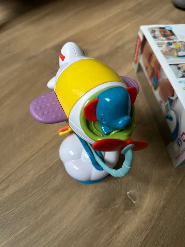 Fisher Price Spin & teethe, aktywizujący samolot