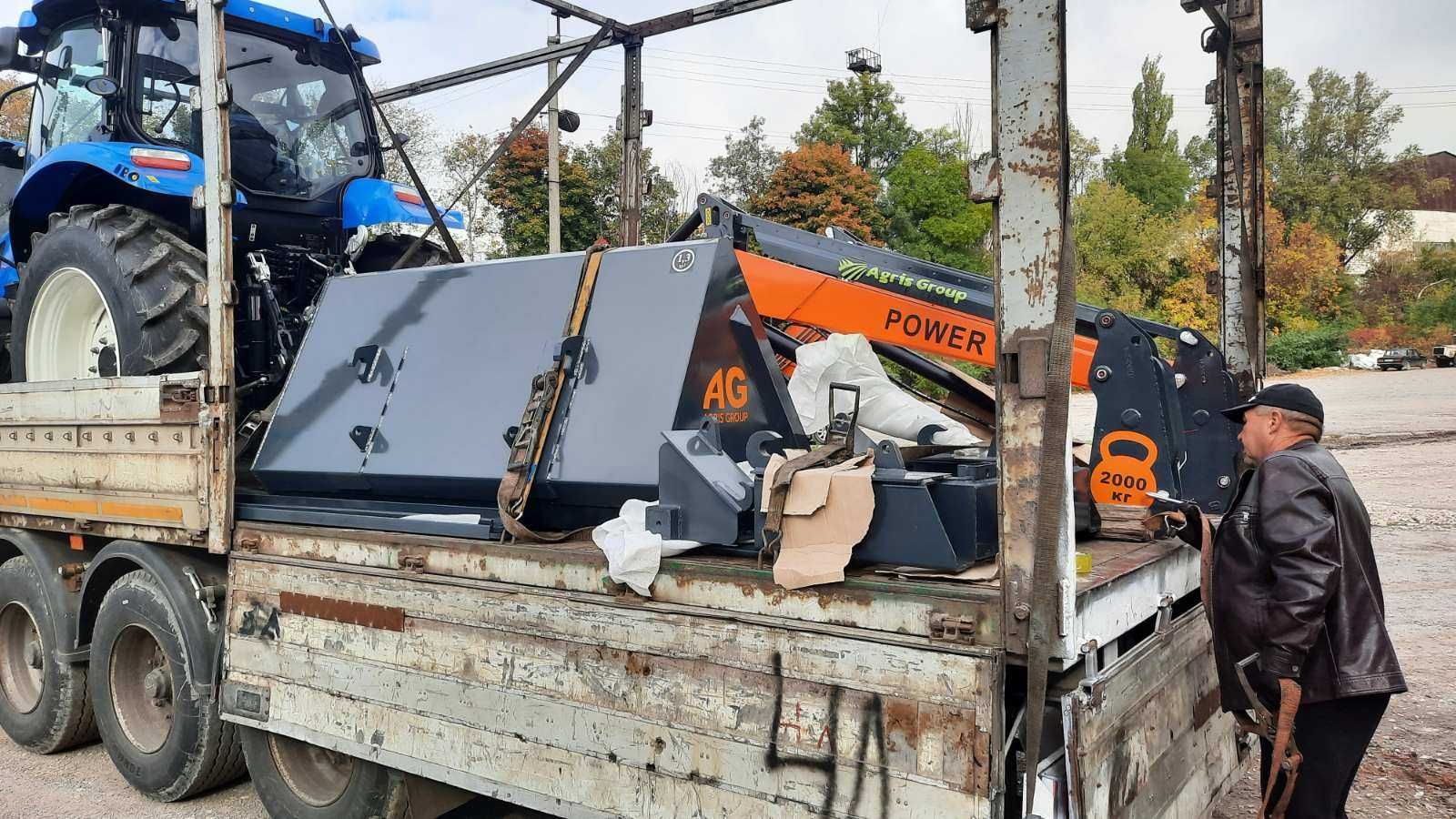 Фронтальний навантажувач КУН на МТЗ та імпортні трактори НТ-2000J