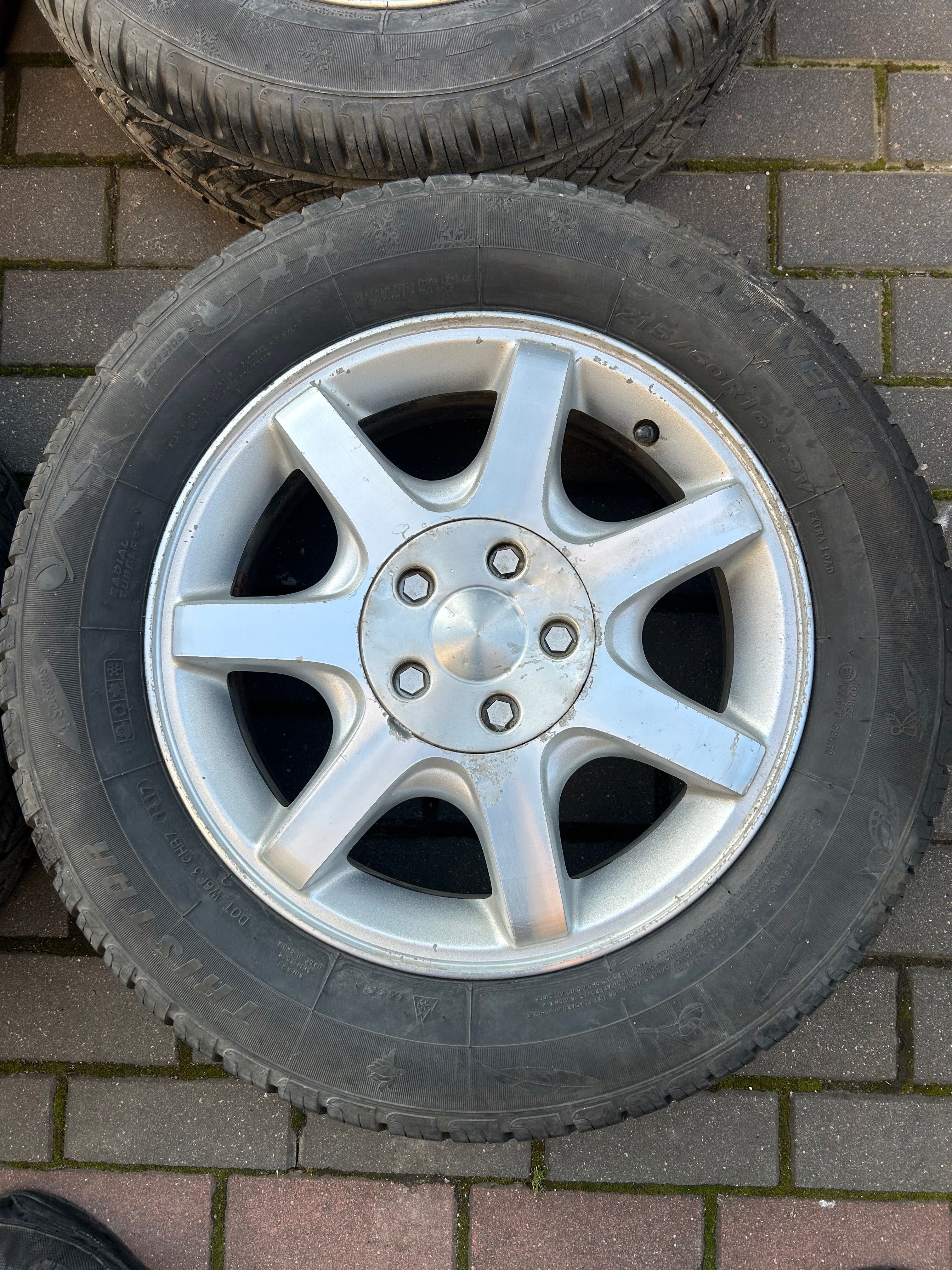 Alufelgi 5x108 Opony Wielosezonowe 215/60 R16