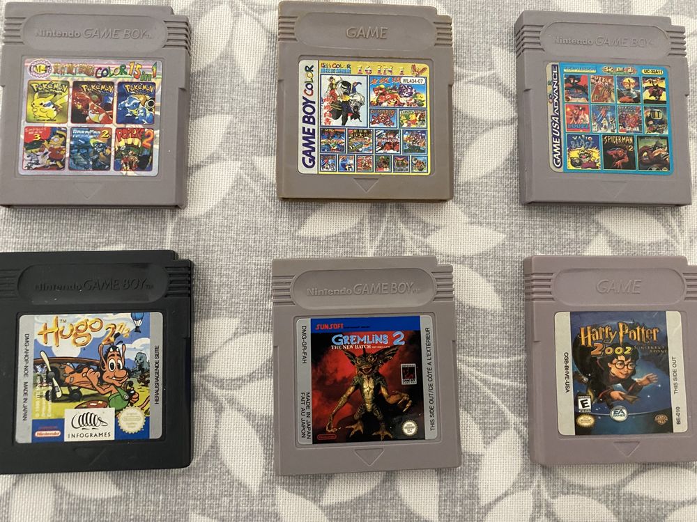 Conjunto 8 Jogos gameboy
