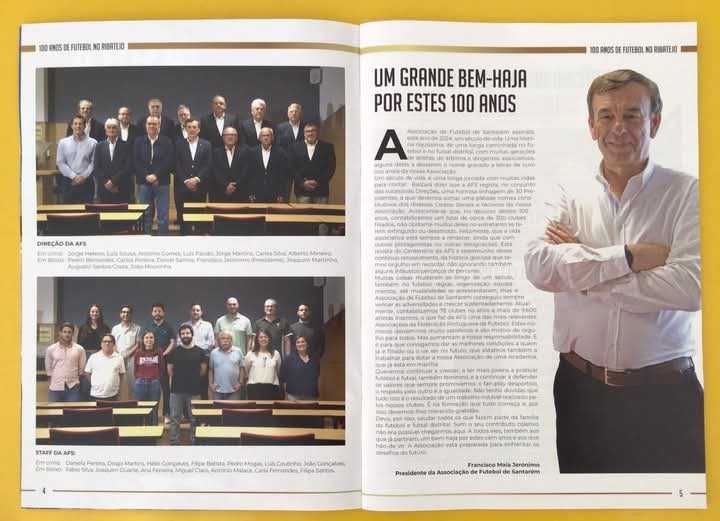 100 ANOS DE FUTEBOL NO RIBATEJO - Santarém 2024