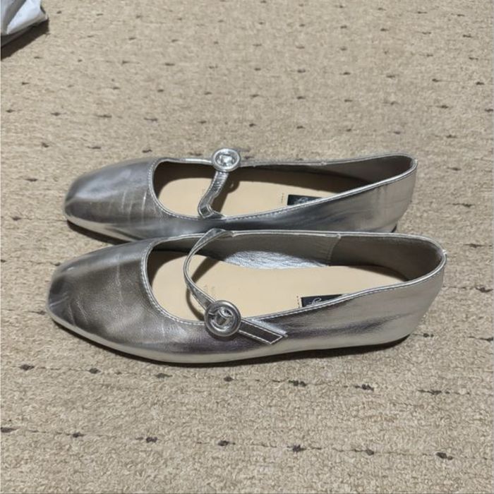 Балетки сріблясті