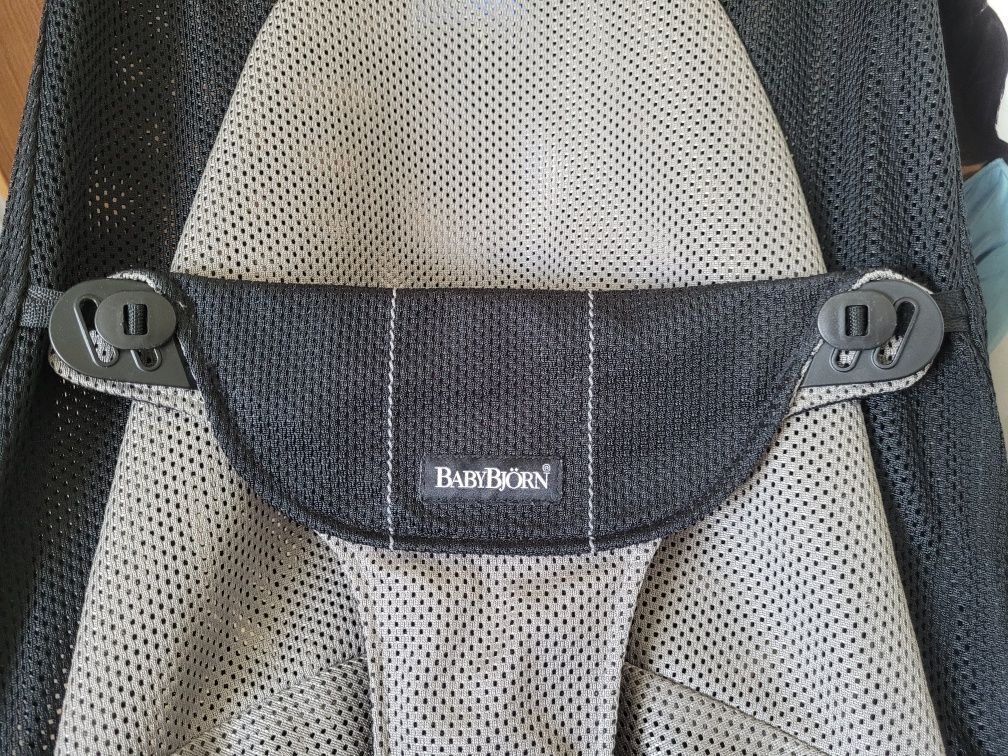 JAK NOWY mesh siateczkowy bujaczek lezaczek BabyBjorn czarny