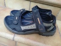 -45% ECCO RECEPTOR skórzane sandały trekkingowe 45