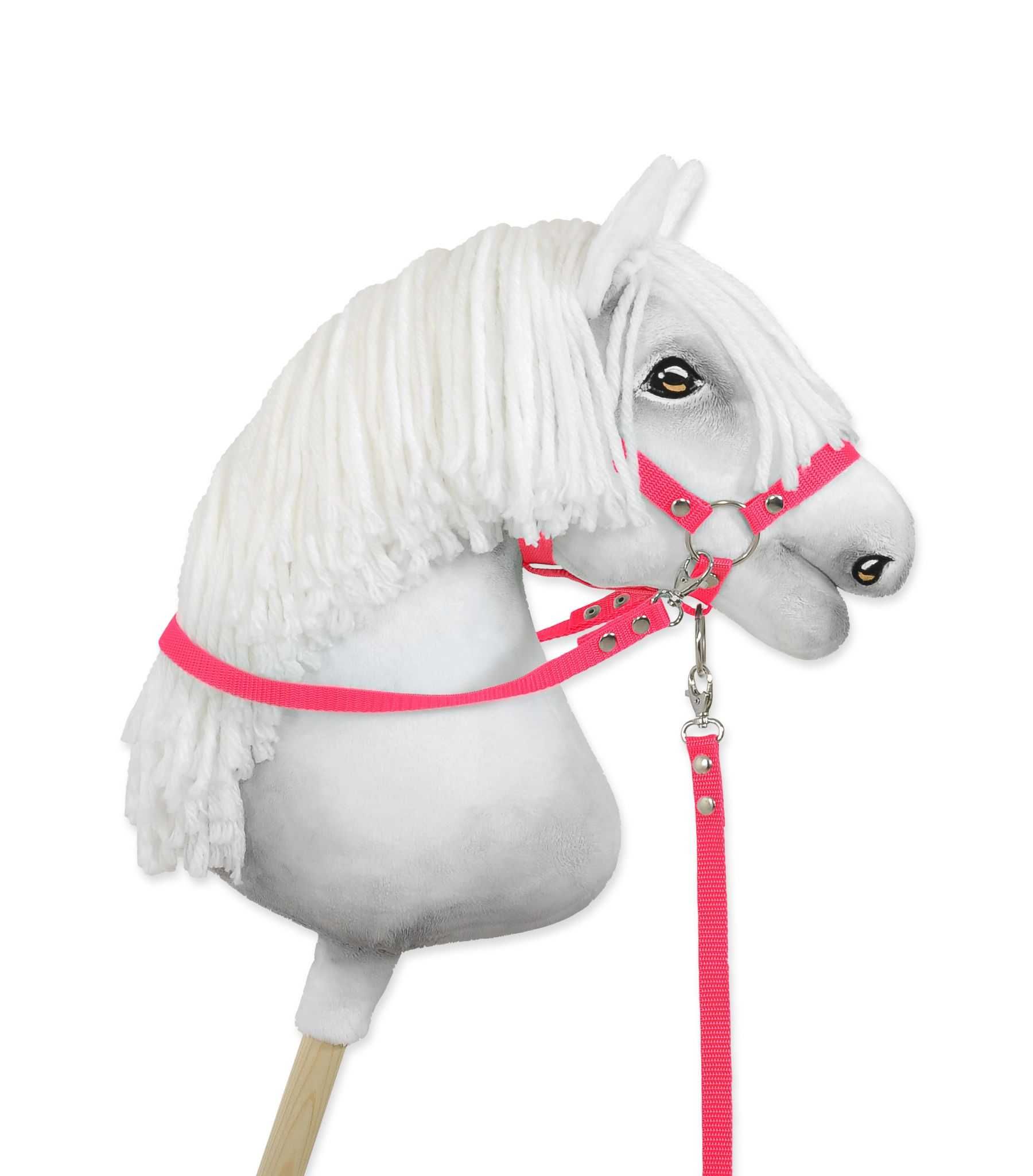 Wodze dla konia Hobby Horse – neon pink!