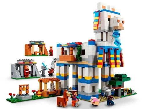 Конструктор Майнкрафт, Minecraft Большая Деревня Лам, 1440 деталей