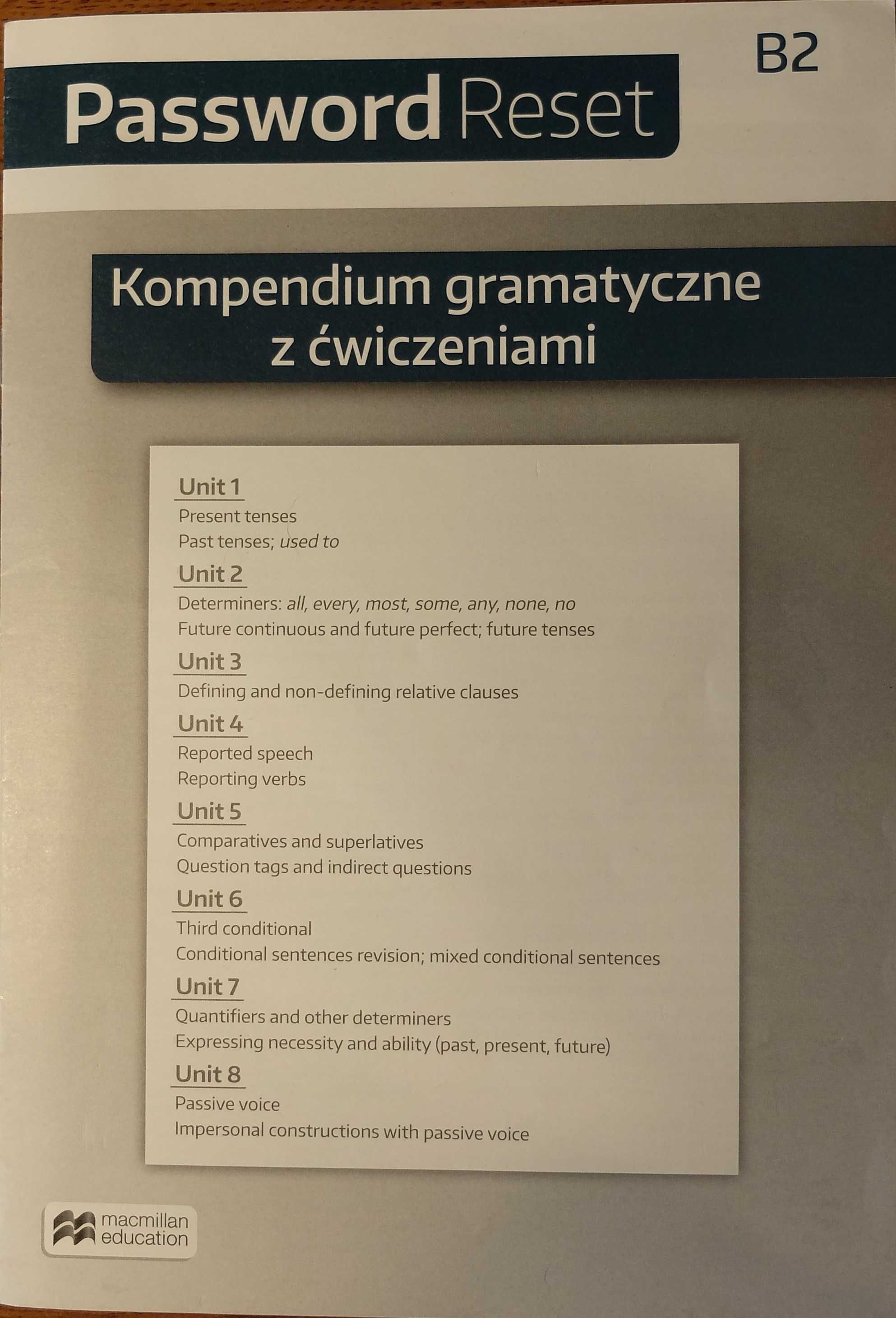 Podręcznik Password Reset B2 kl. 2 Macmillan Education