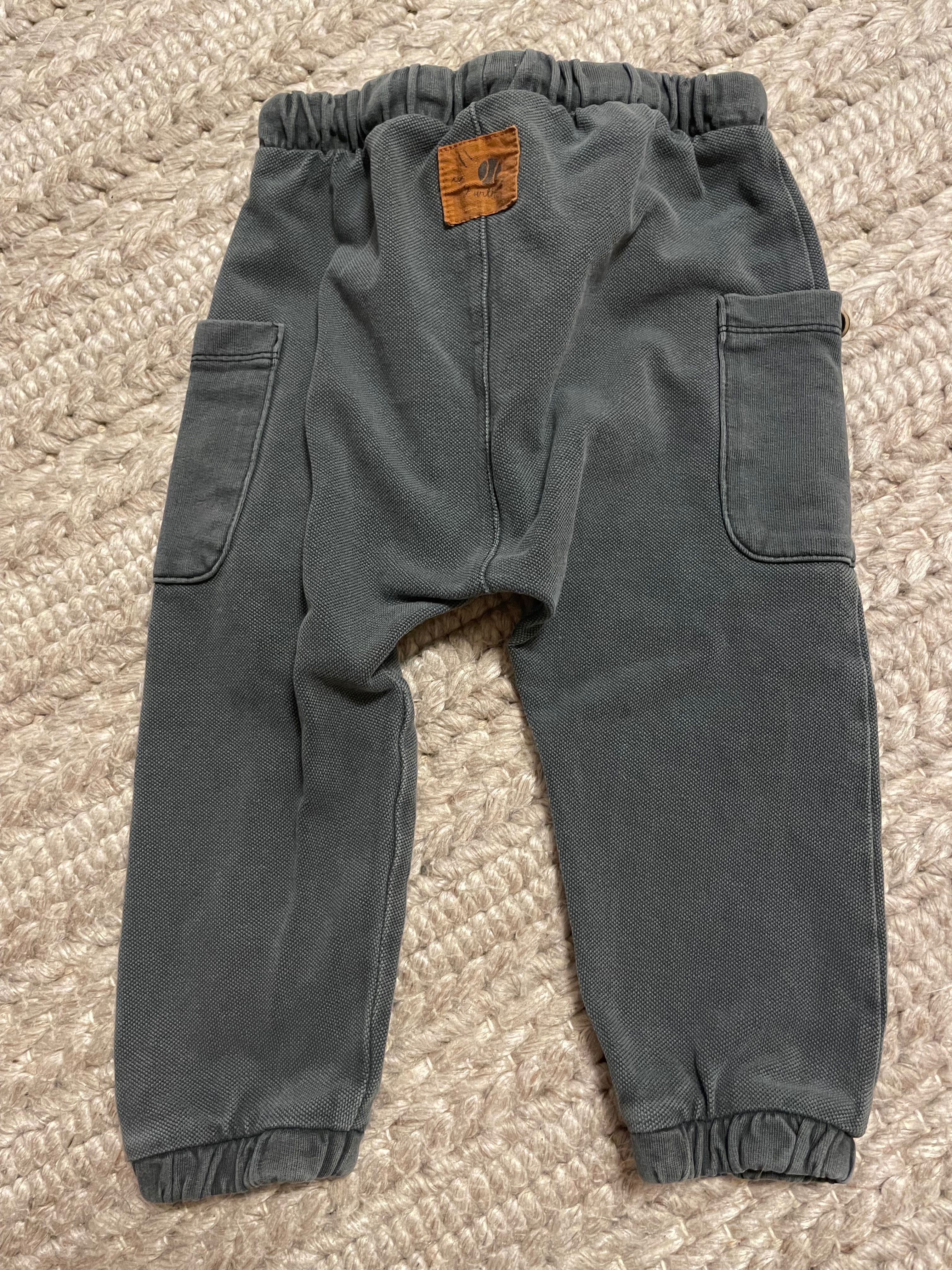 Spodnie spodenki dresowe dresy wafel bojówki 92