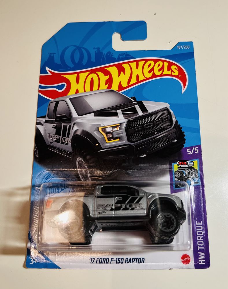 Hot Wheels 17 Ford F-150 Raptor Torque long card długa karta