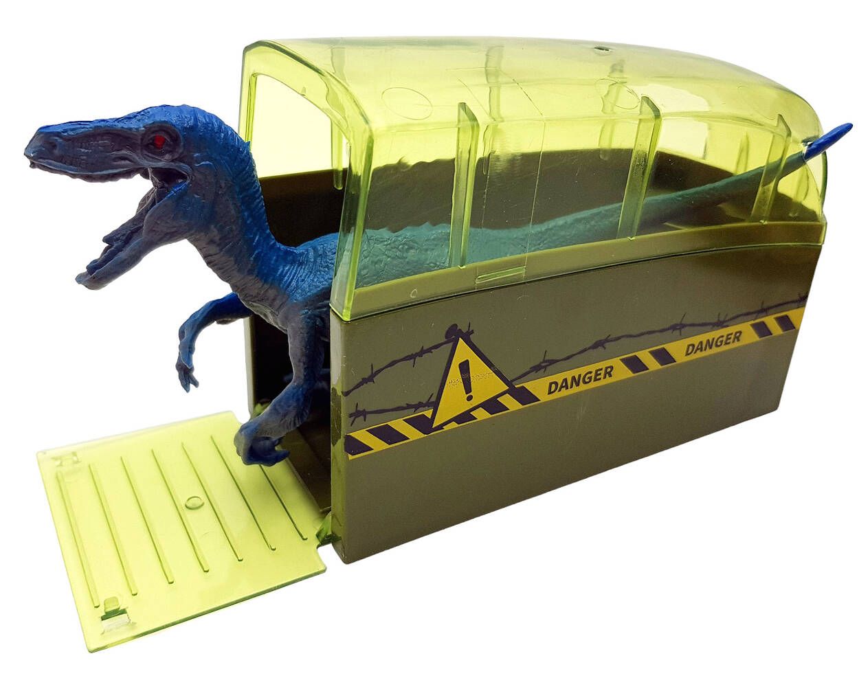Auto Jeep Z Przyczepą Do Skręcania Dinozaur Ciężarówka Figurki