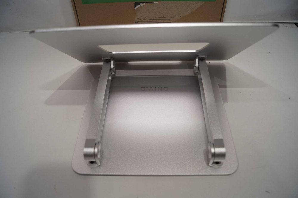 ONIVIB Aluminiowa podstawka pod laptop srebrna regulowana wys. i kąt
