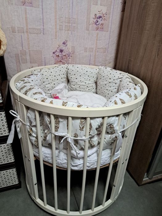 Кроватка детская круглая