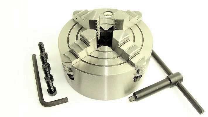 Uchwyt tokarski 4/szczękowy 100mm /4 Niezależny