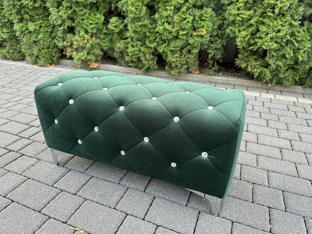 Ławeczka do przedpokoju pufa luksusowa GLAMOUR