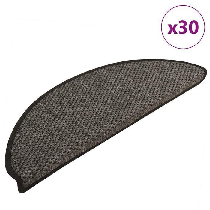 Vidaxl Maty Na Schody Samoprzylepne Sisal-Look 30 Szt. 65X21X4 Cm