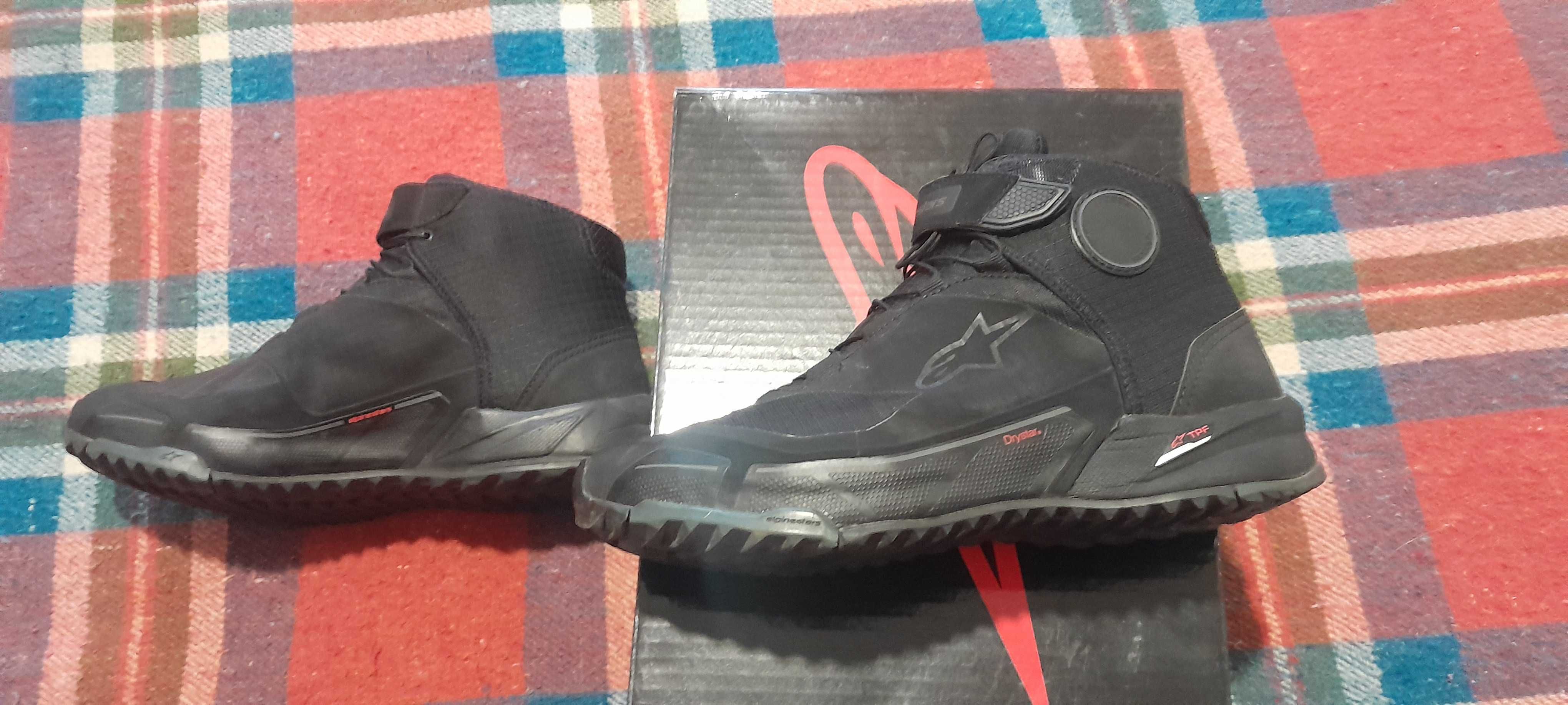 Botas Alpinestars CR-X Drystar Tamanho 42 – Pouco uso, impecáveis