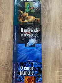 Colecção 3 volumes enciclopédia de ciências larrouse