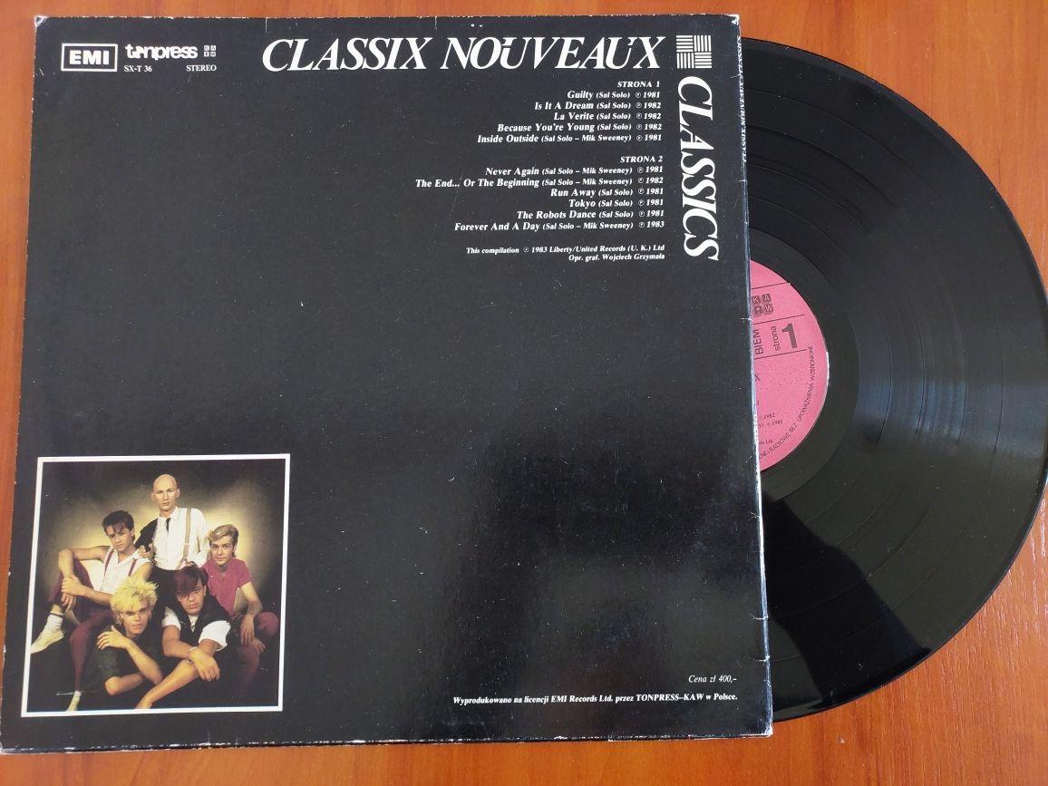 Classix Nouveaux - "Classics" LP Winyl EX