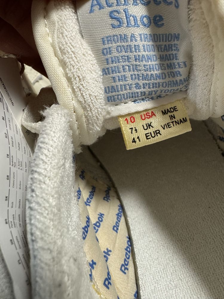 Reebok кросівки унісекс gx3687 нові шкіра оригінал