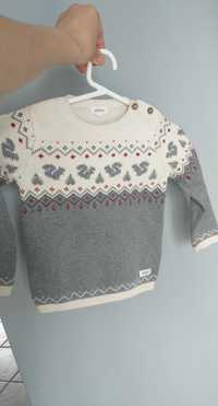 Sweter sweterek Newbie na święta świąteczny 86-92