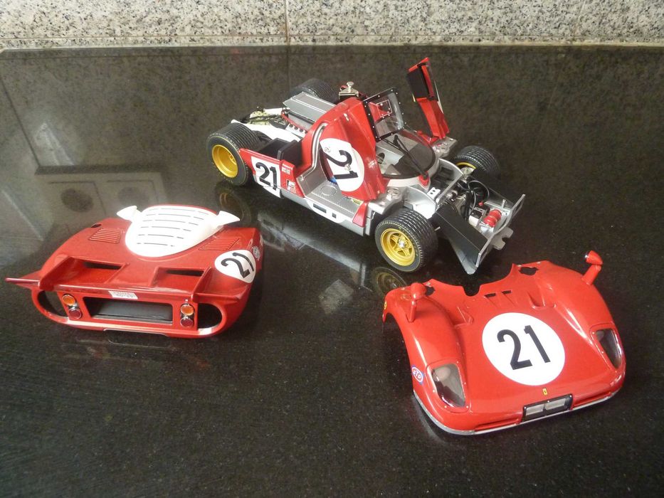 1:18 Hot Wheels Elite, Ferrari 512S, 12H Sebring 70 AutoArt Minichamps