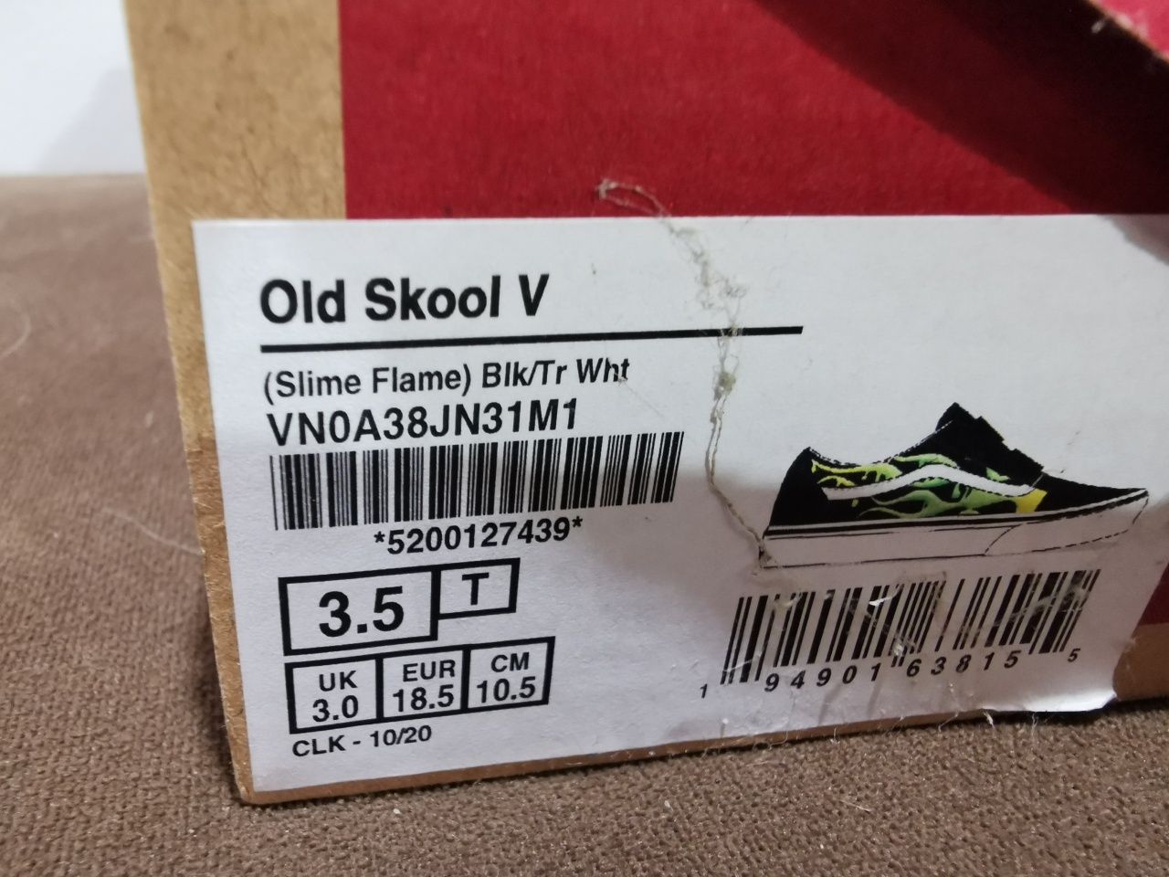 Nowe buty vans dla chłopca chłopięce vansy trampki tenisówki 18.5