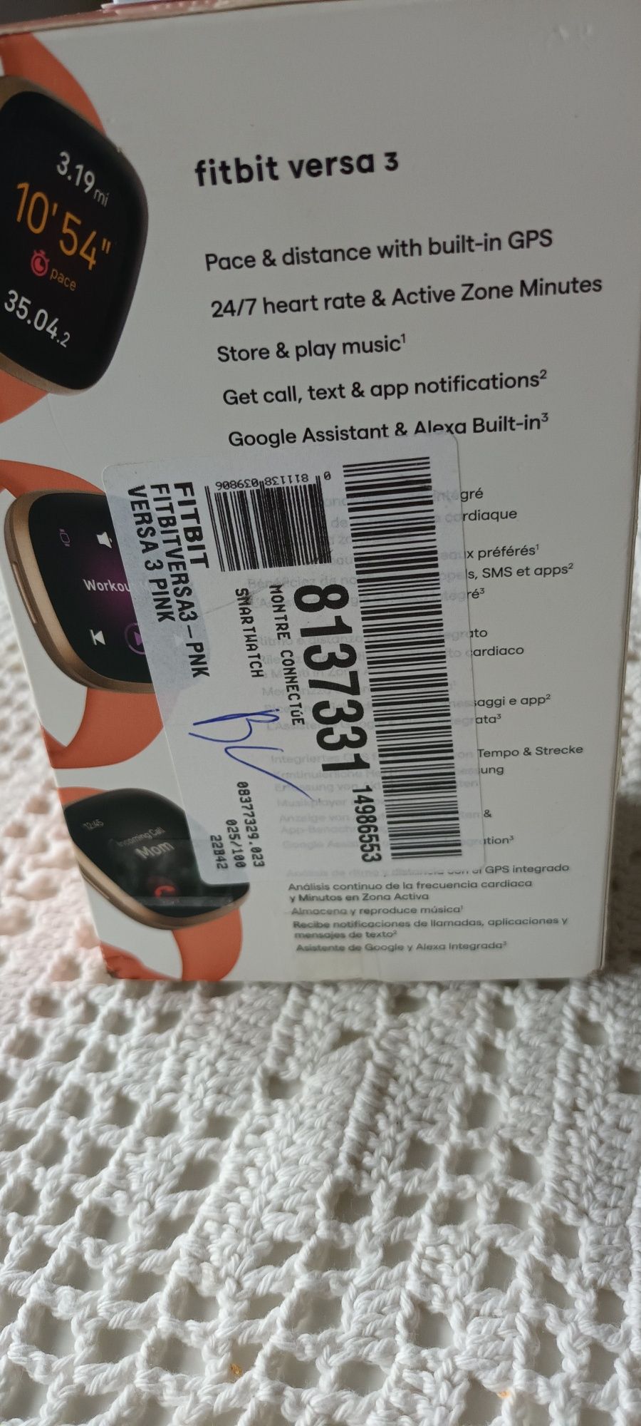 Smartwatch Fitbit versa 3