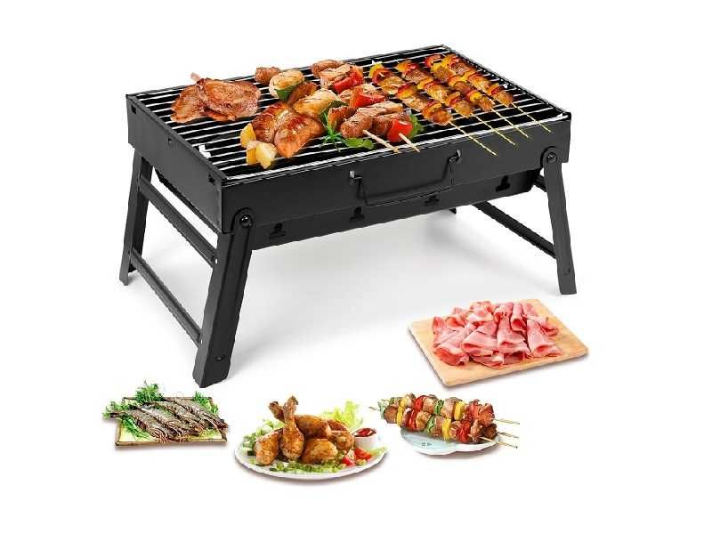 гриль коптильня барбекю Uten, портативний гриль вугільний з нержавійки