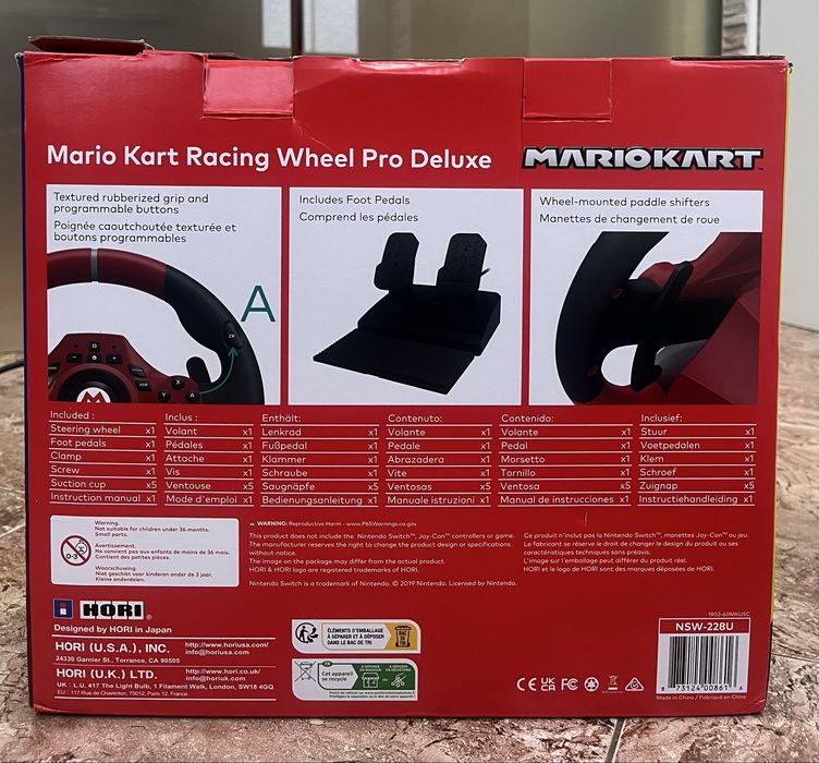Mario Kart Racing Wheel Pro Deluxe