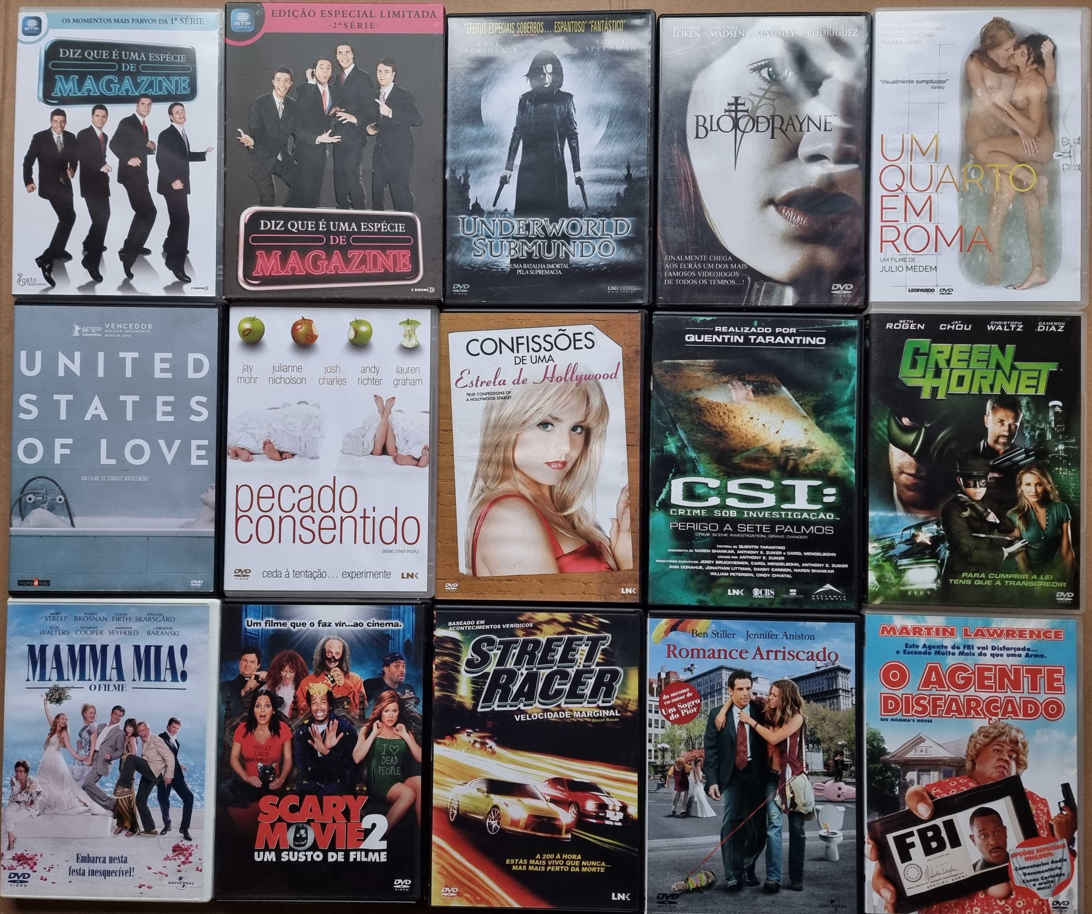 Filmes em DVD (Terror, clássicos, comédia, ..) (Lote 2 de 3)
