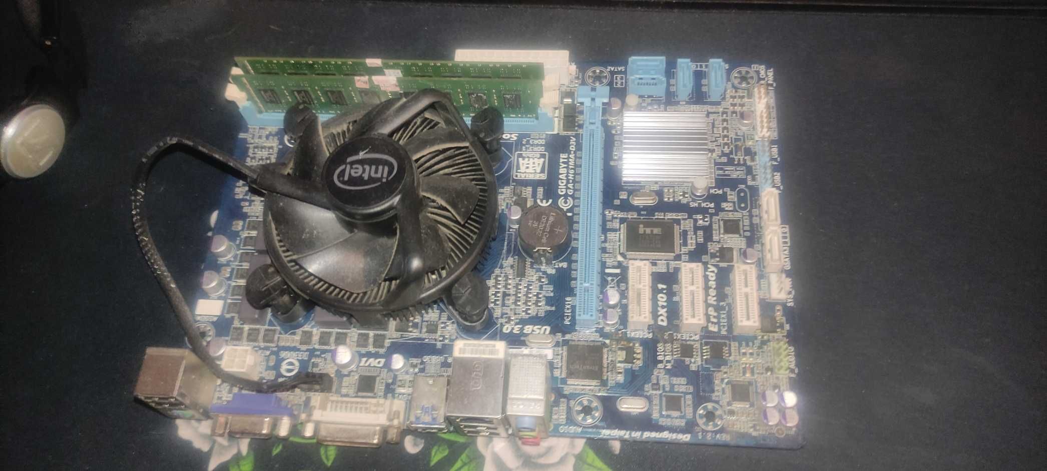 Gigabyte H61MA-D3V, Intel Core i5 3470, 2x4 GB ОЗУ