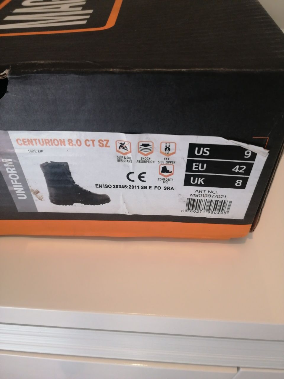 Botas Magnum Centurion 8.0 com Biqueira reforçada