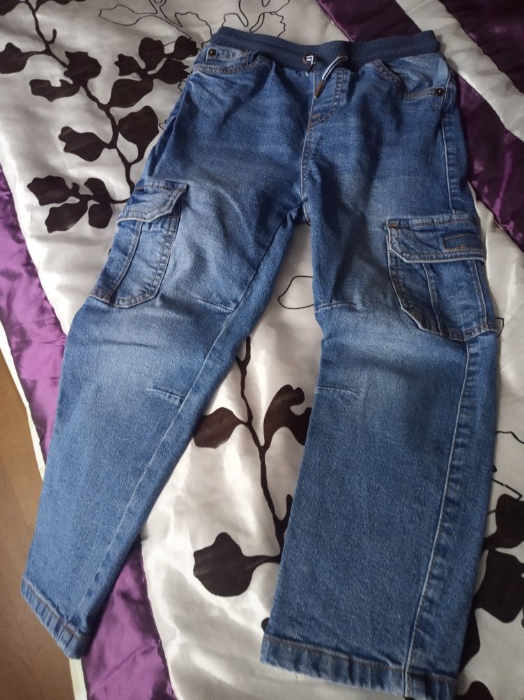 Spodnie jeansowe chłopięce r.122 cool club