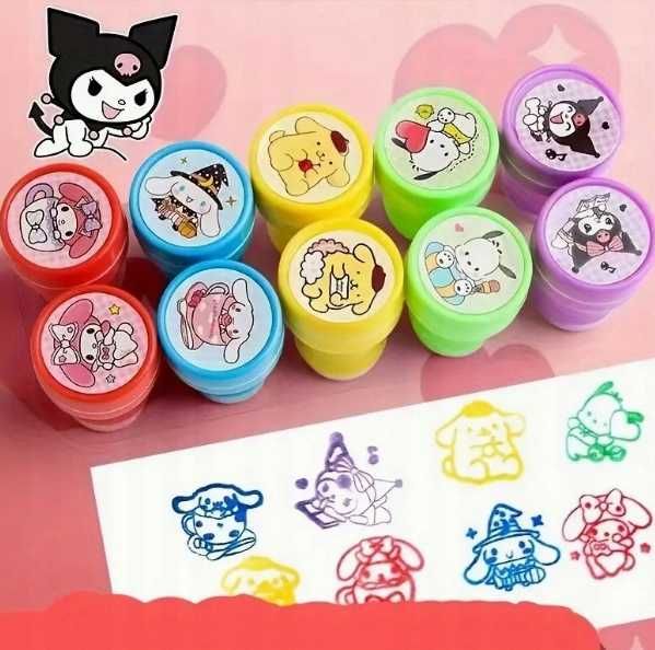 10 szt stemple Kuromi Cinnamoroll My Melody Pompompurin Sanrio