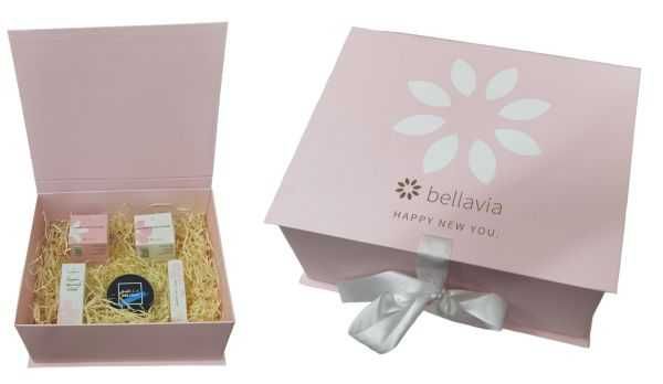 BELLAVIA zestaw kosmetyków damskich krem+serum+węgiel+2 x kula