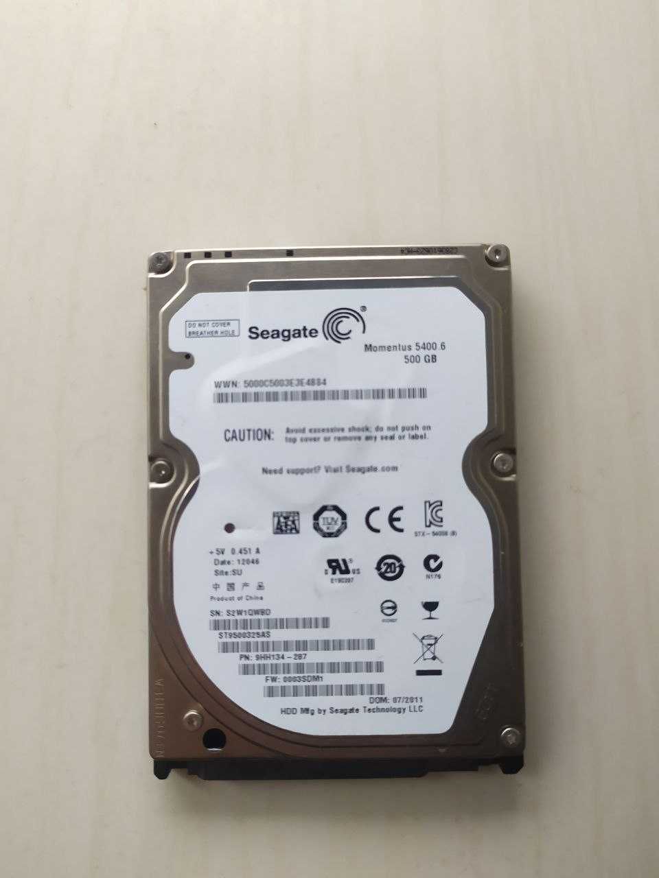 Жёсткий диск 2.5 sata Seagate 500gb