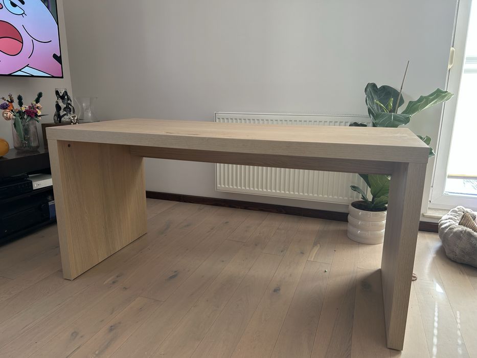 Biurko ikea 65x150 cm jasny dab mdf