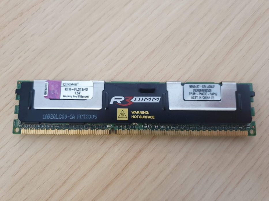 Pamięć RAM Kingston KTH-PL313/4G DDR3 ECC REG 4GB - serwer
