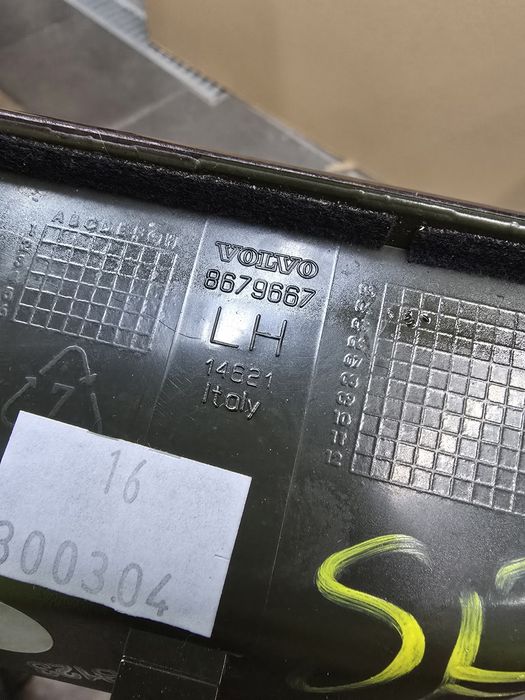 Dekor Panel Szyby Lewej  Przedniej Volvo V50 S40 BRĄZ