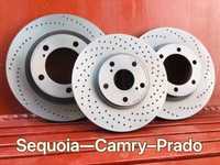 Диски Тойоты Camry 40, 55, 70, Lexus ES. Brembo перфоровані