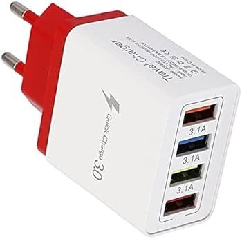 Ładowarka sieciowa 4 x USB port 3.0 A