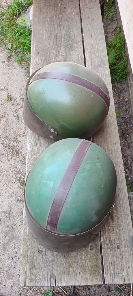 Kask motocyklowy zabytkowy PRL