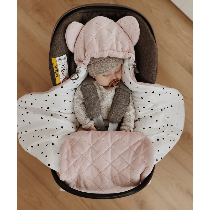 Otulacz / kocyk do fotelika Royal Baby Pink - Sleepee